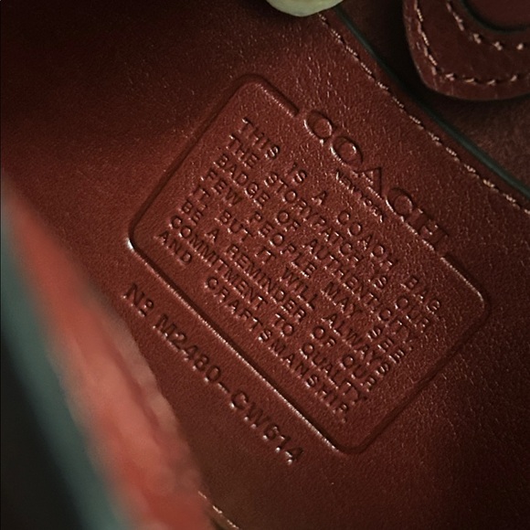 Coach dark ruby Brooklyn 23 - Picture 6 of 6